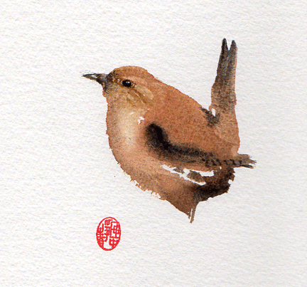 Wren-Chinese-Brush